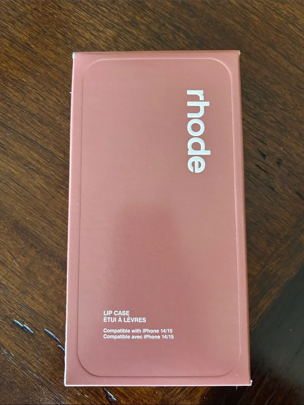 RHODE Lip Case in Espresso iPhone 14/15
